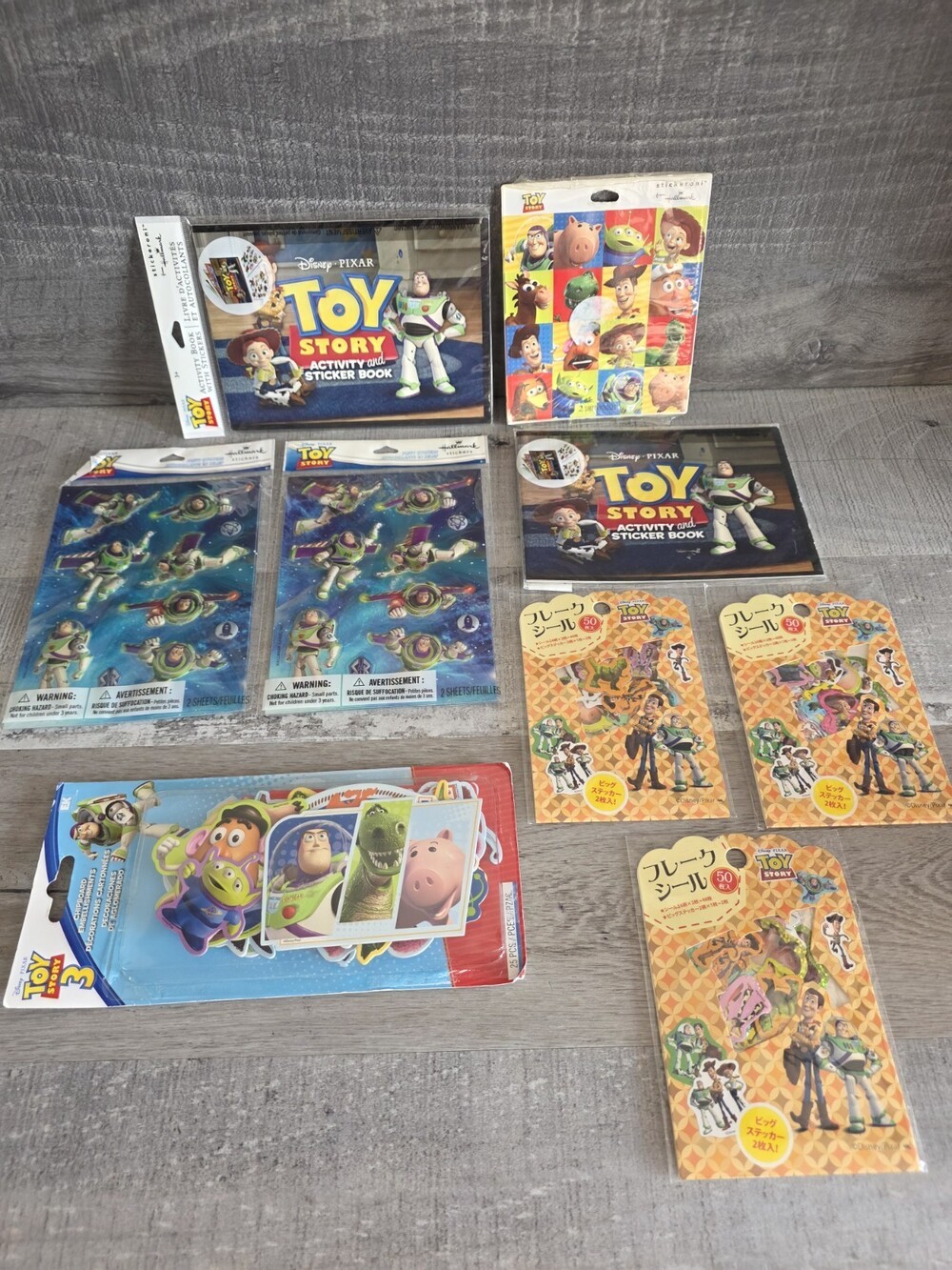 Toy Story Sticker Lot Stickeroni From Hallmark Misc Buzz Lightyear Japan b101